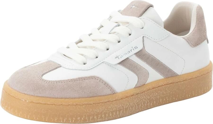 Tamaris Damesschoen 1-23723-44 344 Lage Top Damesschoen M2372344 wit taupe - Foto 5