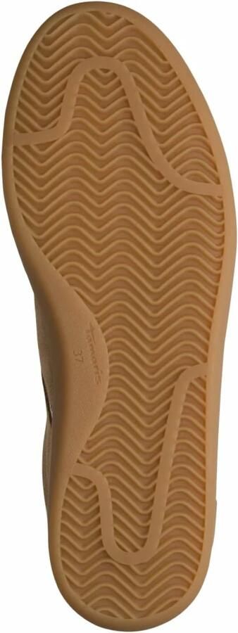 Tamaris Sneaker 1-23624-43 341 Dames Lage Damesschoenen Leer M2362443 taupe - Foto 5