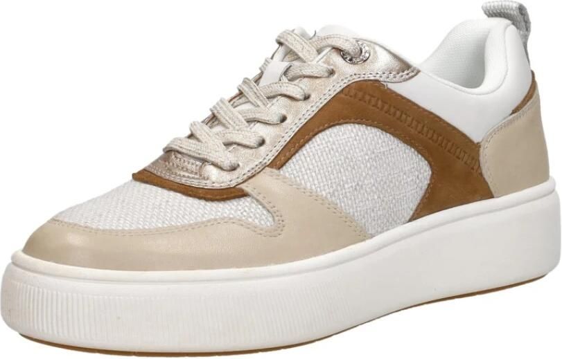 Tamaris Plateausneakers vrijetijdsschoen lage schoen veterschoen met contrastafwerkingen - Foto 5