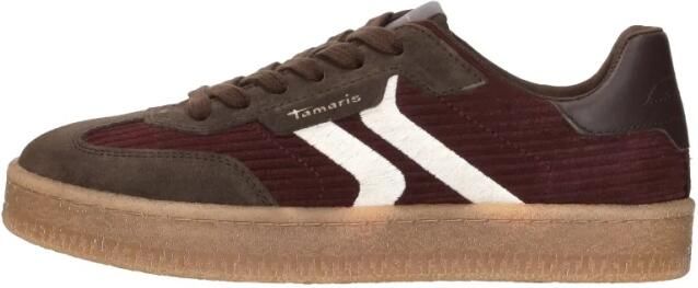 Tamaris Plateausneakers vrijetijdsschoen halfschoen veterschoen met gepolsterde schacht - Foto 10