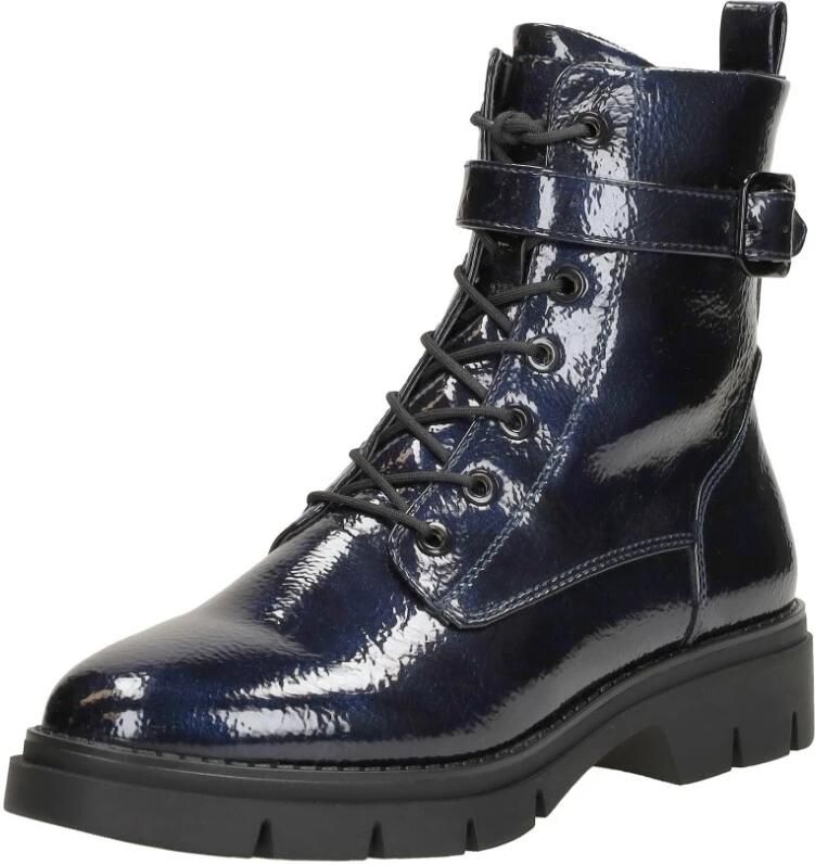 Tamaris Veterschoenen Hoog Veterschoenen Hoog Blauw lak - Foto 4