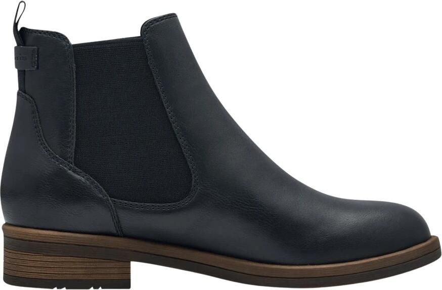 Tamaris Chelsea-boots blokhak laarsjes business schoen instapschoen aantrekband - Foto 3