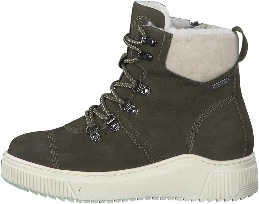 Tamaris Comfort Veterboot Vrouwen Kahki