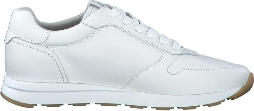 Tamaris Witte leren sneakers