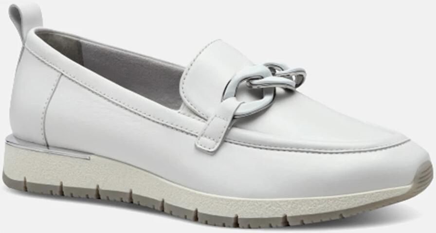 Tamaris Witte Mocassins met Kettingdetail - Foto 8