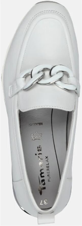 Tamaris Witte Mocassins met Kettingdetail - Foto 10