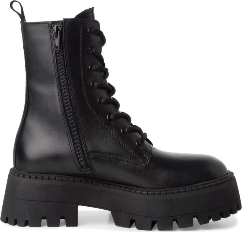 Tamaris Veterlaarsjes blokhak plateau veterboots met touch it-uitrusting - Foto 2