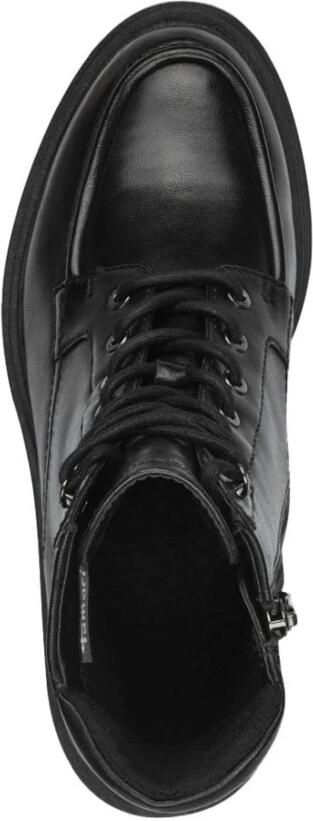Tamaris Veterschoenen blokhak veterschoen enkellaars met decoratieve naad aan de voorkant - Foto 2