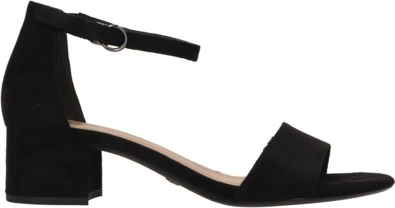 tamaris Vegan Zwarte Sandalette Black Dames