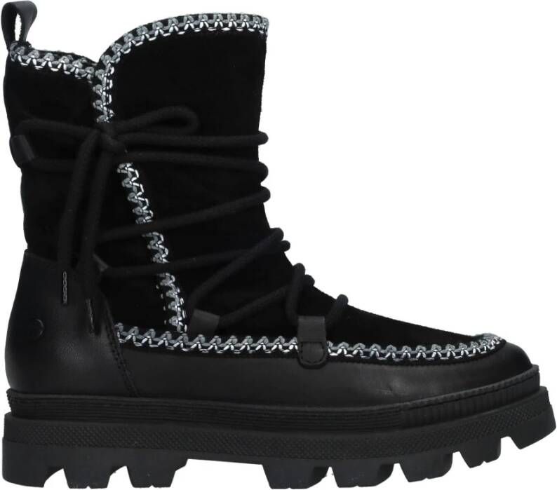 Tamaris Warm gevoerde veterboot voor dames Black Dames - Foto 2