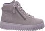 Tamaris dames leren enkellaarsjes grijs M2520643 - Thumbnail 2