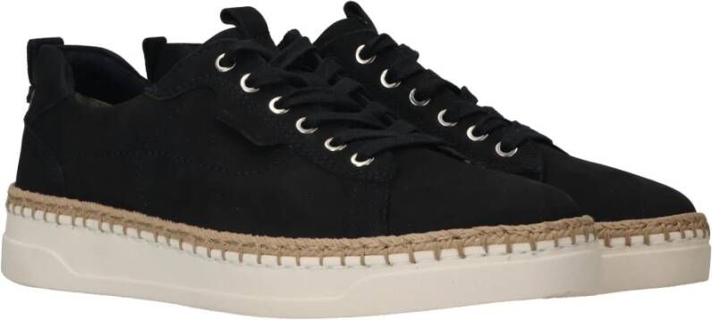 Tamaris Blauwe Suède Veterschoen Black Dames - Foto 3