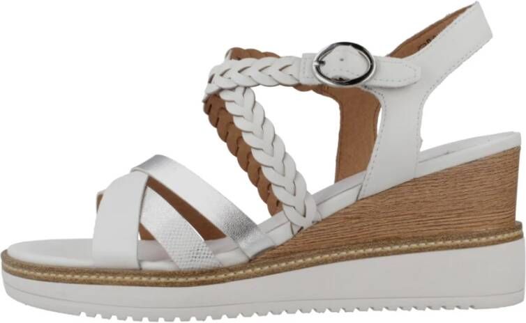 tamaris Wedges White Dames