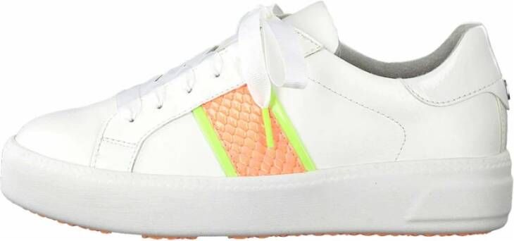 Tamaris Witte Casual Veterschoenen voor Dames