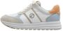 Tamaris Plateausneakers vrijetijdsschoen lage schoen veterschoen met gekleurde accenten - Thumbnail 3