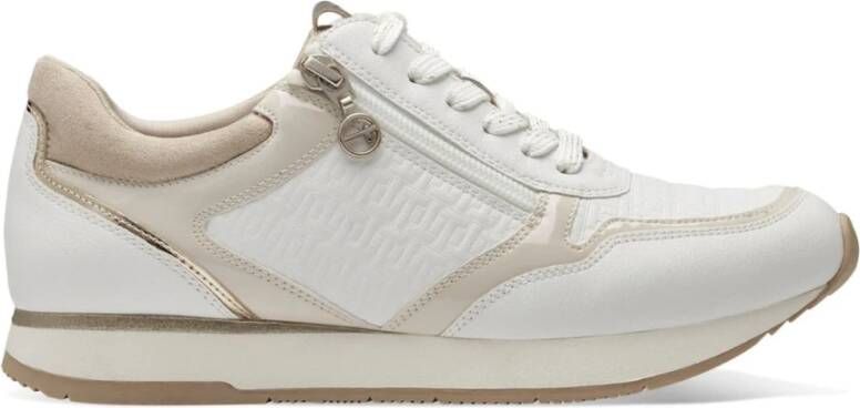 Tamaris Sneakers met sleehak Almina vrijetijdsschoen lage schoen veterschoen in smalle vorm - Foto 2