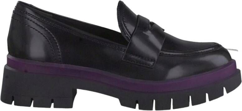 tamaris Zwarte Casual Gesloten Loafers Black Dames