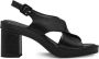 Tamaris Zwarte Casual Open Platte Sandalen Black Dames - Thumbnail 2