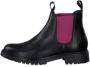 Tamaris Zwarte Chelsea Boot met Fuchsia Detail - Thumbnail 2