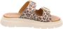 Tamaris Leopard Slippers bruin Leer - Thumbnail 2