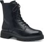 Tamaris ESSENTIALS -Dames Lace Boot Flat-Tamaris Vegan-zwart - Thumbnail 2