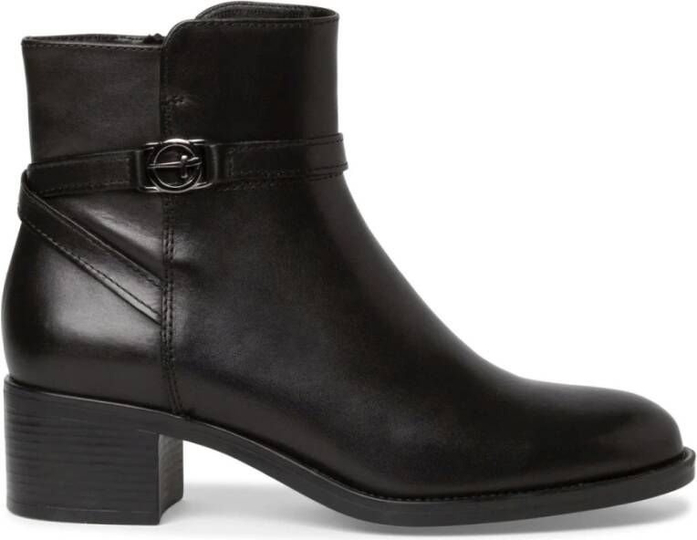 tamaris Zwarte Gesloten Booties Black Dames