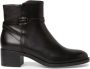 Tamaris Laarsjes blokhak business schoen met decoratieve band en logo-sieraad - Thumbnail 2