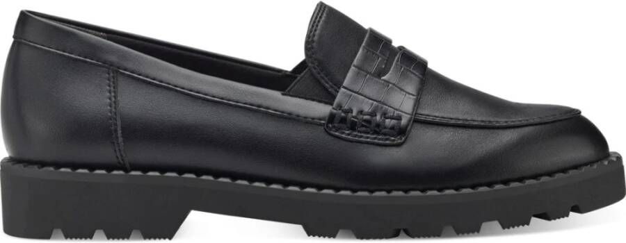 tamaris Zwarte Gesloten Loafers voor Dames Black Dames