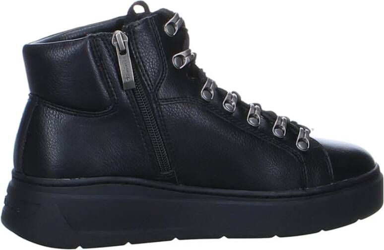 Tamaris Stijlvolle Veterschoenen Black Dames