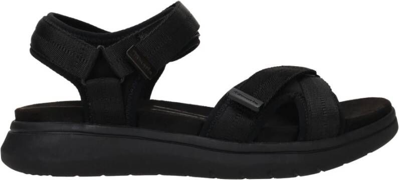 tamaris Zwarte Vegan Comfort Sandaal Black Dames