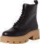 Tamaris Hoge veterschoenen met contrastkleurige loopzool - Thumbnail 2