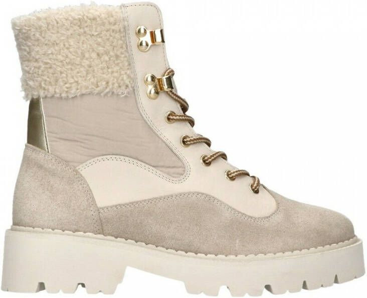 Tango Bee Bold 61 Veterboots Laarzen Met Veters Dames Beige - Foto 12