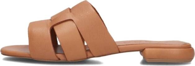 Tango Cognac Leren Slippers Tyrsa 1 Brown Dames