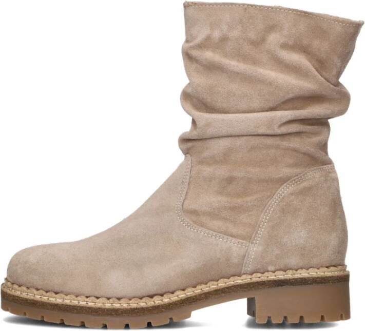 Tango Julie Enkellaarzen Beige Dames