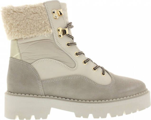 Tango Lace up Boots Beige Dames