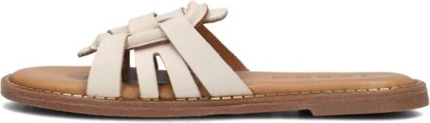 Tango Stijlvolle Leren Slippers White Dames