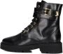 Tango Stoere Bee Dames Leren Laarzen Zwart Black Dames - Thumbnail 3