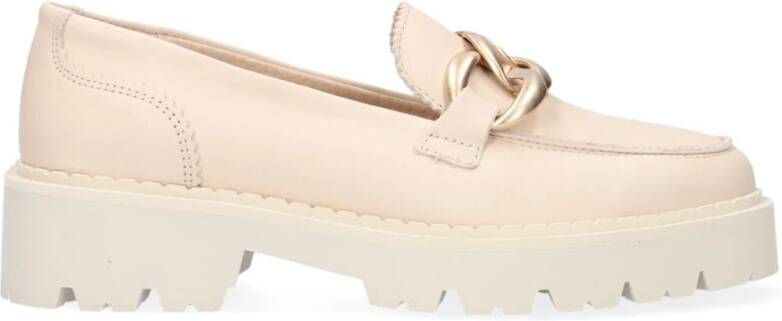 Tango Stoere Bij Loafers Chunky Zool White Dames
