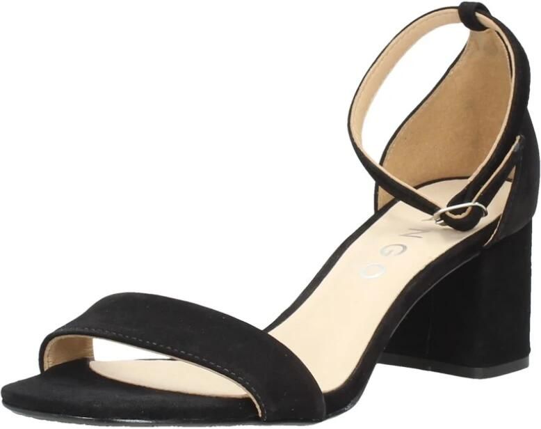 Tango | Brooklynn 15 e black nubuck mule ankle strap covered heel sole - Foto 3
