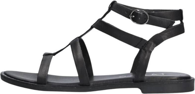 Tango Zwarte Elegante Sandaal met Bolstuds