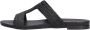 Vlechtwerk Mila 517 Slippers Dames Zwart - Thumbnail 3
