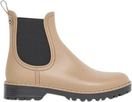 Tantä Beige Waterdichte Lage Rubberen Laarzen