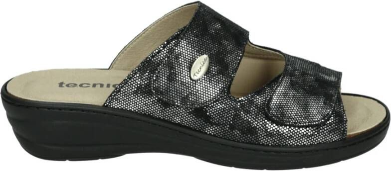 Tecnica MARY~~~~~~~~~~~~~~~~~~~~~~~~~~ Dames slippers Zwart