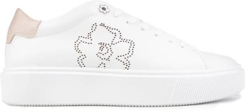 Ted Baker Sneakers Perforated Magnolia Platform Sneaker in wit