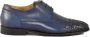 Testoni Leren Schoenen 100% Leren Zool Blue Heren - Thumbnail 3
