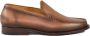 Testoni Leren Schoenen 100% Leren Zool Brown Heren - Thumbnail 1