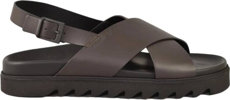 Testoni Leren schoenen met rubberen zool Blue Heren