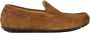 Testoni Leren Schoenen Rubberen Zool Brown Heren - Thumbnail 1