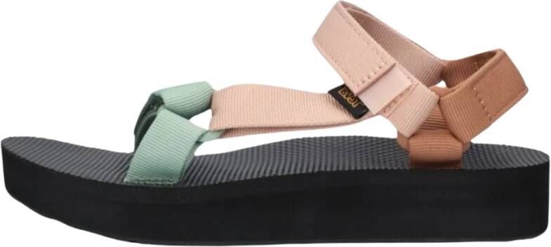 Teva Verstelbare Band Sandaal met Snel Drogende Structuur Multicolor Dames - Foto 10
