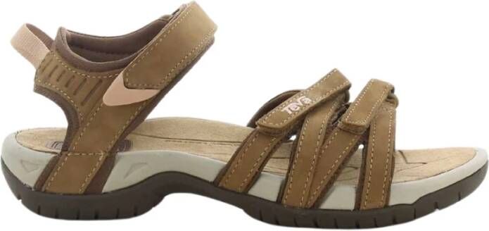 Teva Dames Sandalen Leer Cognac Tirra Brown Dames